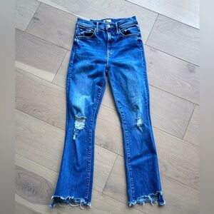 MOTHER Insider Crop Step Chew